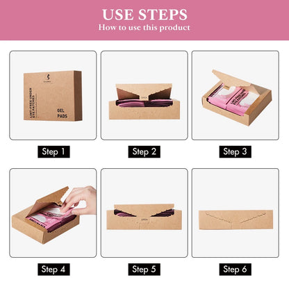 DeceMars Eye Patches for Eyelash Extension Use (50 Pairs/Pack)