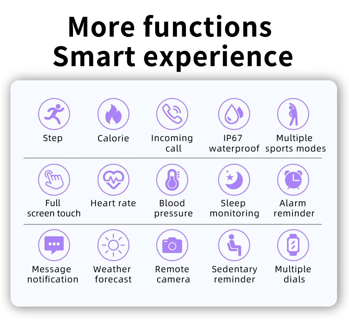 LIGE Waterproof Women Smart Band Watch Real-time Weather Forecast Men Watches Sports Ladies Smart Watch For Women Android IOS