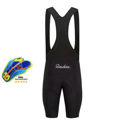 Raudax Cycling Bib Shorts 2025 Men Sports Team Mtb Cycling Black Bib Shorts Women's Bicycle Riding Shorts Sports Running Shorts