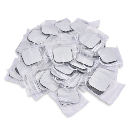 100P/50P 4x4cm Muscle Stimulator Electrode Pads Non-woven Fabric Self Adhesive Replacement Pads for Tens Digital Machine