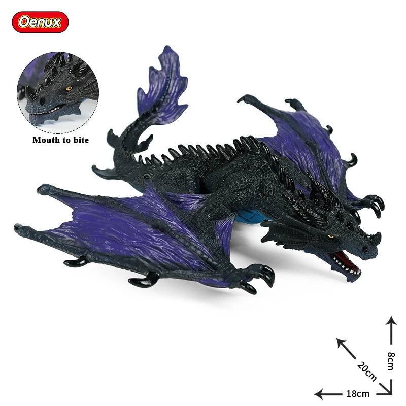 Oenux Mythical Dinosaur Dragon Tiger Golem Lion Snowmen Cattle Model Action Figures Artistical Decoration Collection Kid  Toy