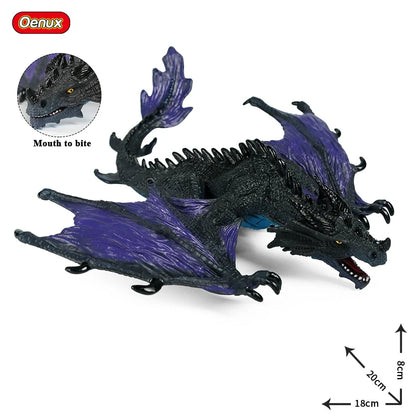Oenux Mythical Dinosaur Dragon Tiger Golem Lion Snowmen Cattle Model Action Figures Artistical Decoration Collection Kid  Toy