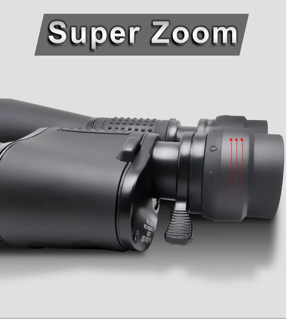 10-380x100 Powerful Binoculars Long Range Telescope Zoom HD BAK4 High Magnification Professional Monocular for Hunting Tourism