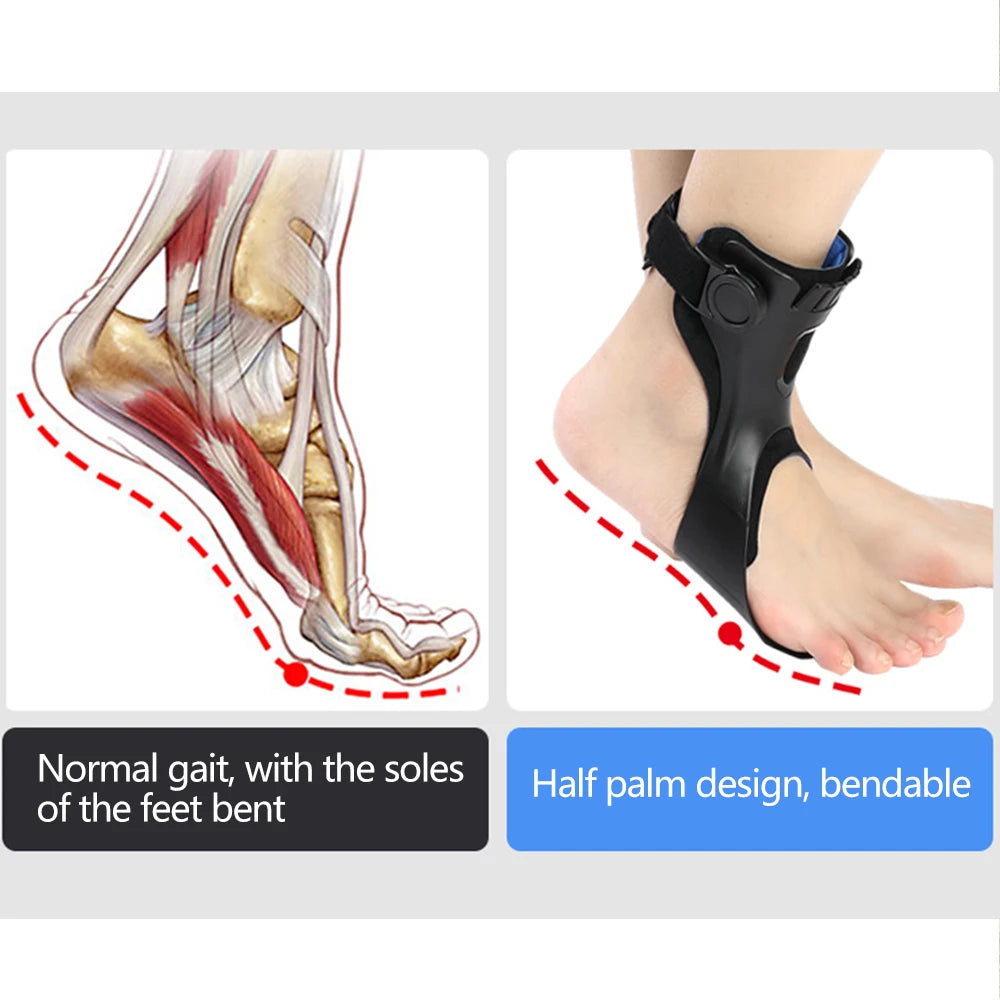 Drop Foot Brace Orthosis AFO AFOs Ankle Support With Comfortable Inflatable Airbag for Hemiplegia Stroke Shoes Walking
