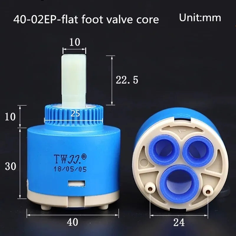 Tap Mixing High Spool Valve 25mm/35mm/40mm Faucet Accessories Ceramic Cartridge Faucet Cartridge Mixer Kitchen Bath Basin Shower