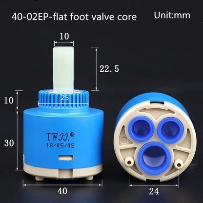 Tap Mixing High Spool Valve 25mm/35mm/40mm Faucet Accessories Ceramic Cartridge Faucet Cartridge Mixer Kitchen Bath Basin Shower