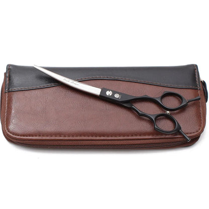 Purple Dragon 6.5" 7" Japan 440C Dog Grooming Scissors Straight Shears Chunker Shars Up/Down Curved Scissors Pet Scissors Z4009