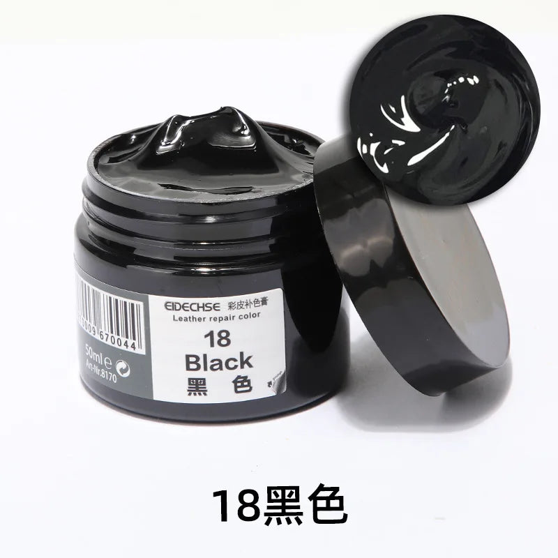 50ml Car Leather Repair Gel Kit Color Repair Home Car Seat Leather Dye Repair Refurbishing Cream Paste Leather Cleaner Car Paint