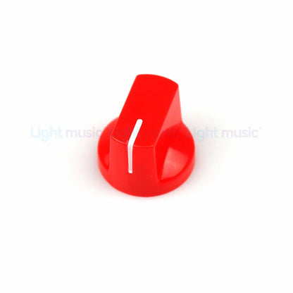 6Pcs Multi Color Flet Head Guitar Pedal Knob Electric Guitar Pot Potentiometer Knobs Guitar Accessories