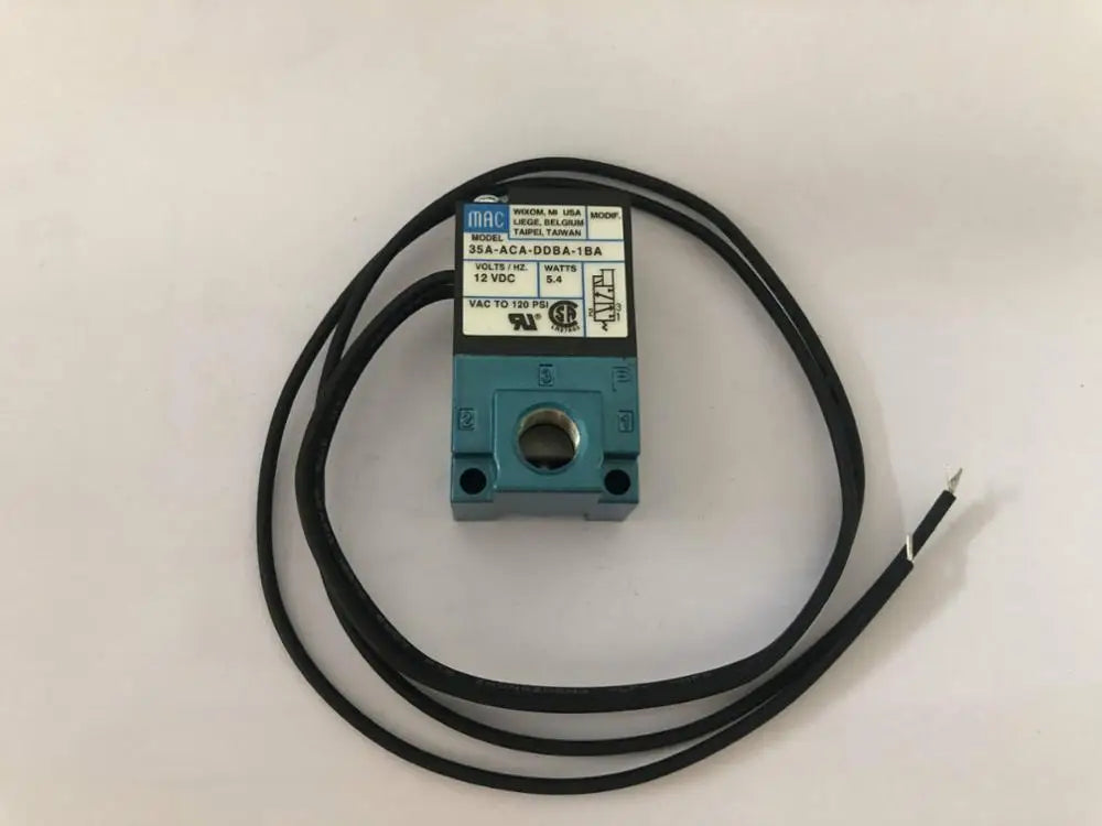 MAC 3 Port Electronic Boost Control Solenoid Valve DC12V 35A-ACA-DDBA-1BA With 6MM Tube Fittings Brass