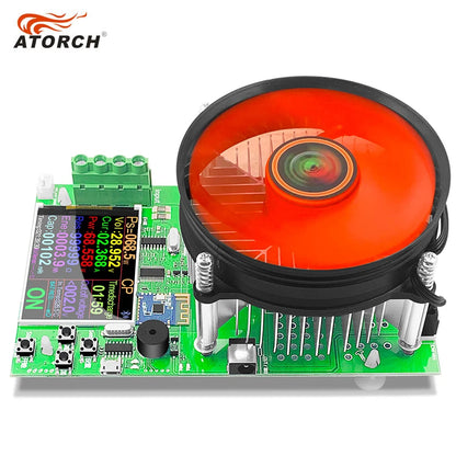 150W 25A Battery Capacity 4-wire Tester DC USB Tester Electronic Load Lithium Discharge Monitor Power Supply Checker With PC APP