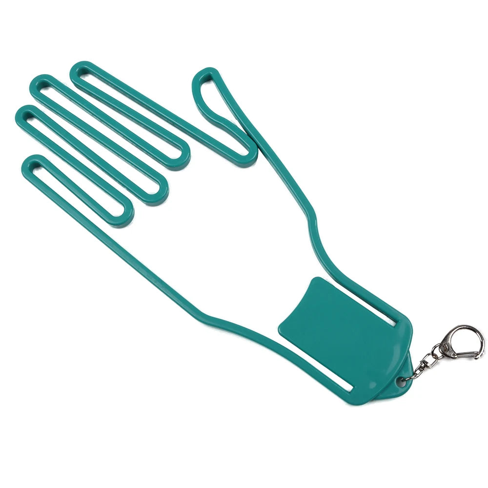 1pc Golf Gloves Stretcher Holder Keeper Hanger Gloves Support Frame Holder Rack Dryer Shaper Accessories Plastic with Metal Buck