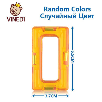 VINEDI Big Size Magnetic Building Blocks Magnetic Tiles Magnet Designer Construction Blocks Montessori Educational Toys For Kids