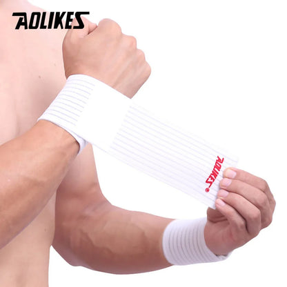 AOLIKES 1PCS Cotton Elastic Bandage Hand Sport Wristband Gym Support Wrist Brace Wrap Carpal Tunnel