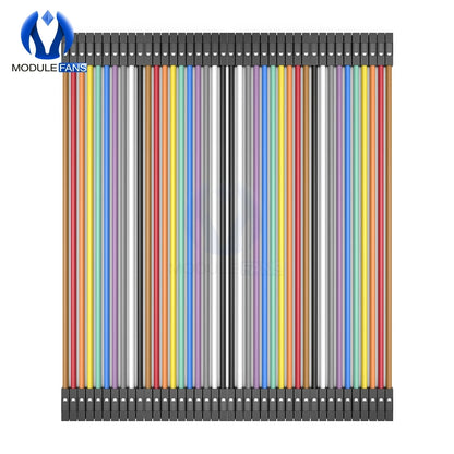 40Pcs 2.54mm Dupont Cable Female to Female Colorful Dupont Jumper Wire 20CM