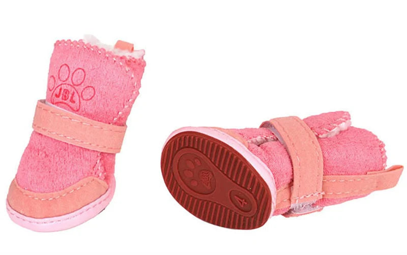 Best Selling Warm Winter Pet Shoes for Small Dogs Non-slip Dog Cat Snow Boots Chihuahua Shih Tzu Shoes mascotas Zapatos Perro