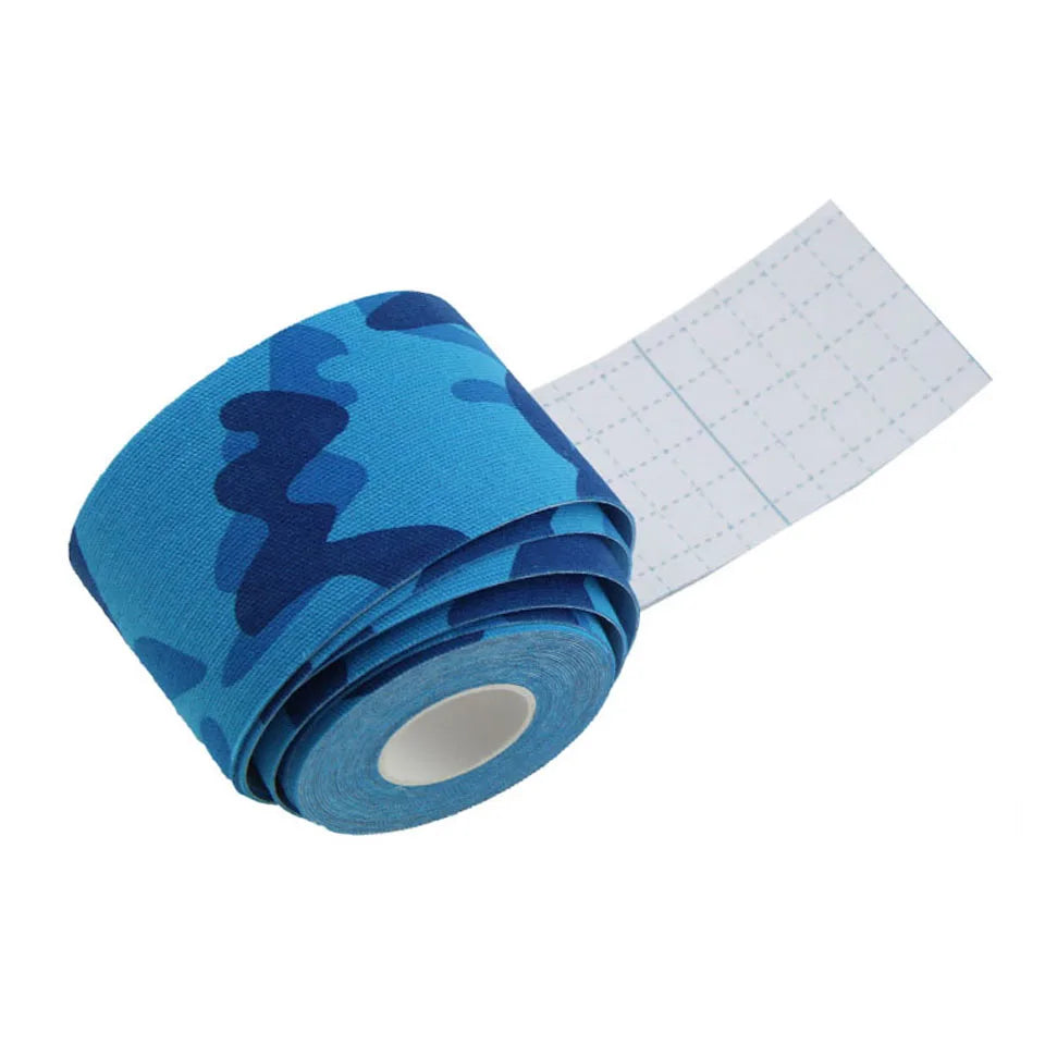 1 Roll Muscle Tape Bandage Sports Kinesiology Tape Roll Cotton Elastic Adhesive Strain Injury Muscle Sticker Kinesiologe