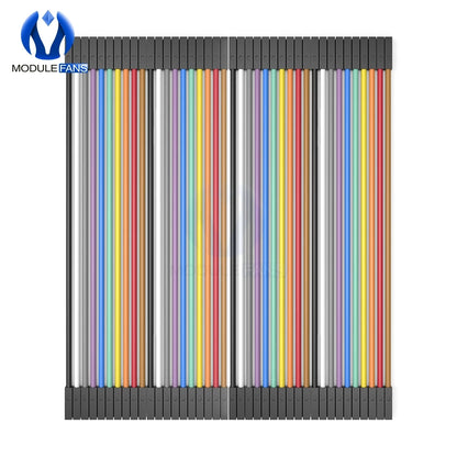 40Pcs 2.54mm Dupont Cable Female to Female Colorful Dupont Jumper Wire 20CM