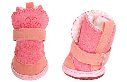 Best Selling Warm Winter Pet Shoes for Small Dogs Non-slip Dog Cat Snow Boots Chihuahua Shih Tzu Shoes mascotas Zapatos Perro