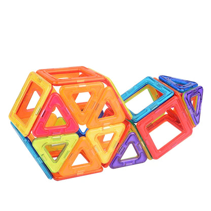 VINEDI Big Size Magnetic Building Blocks Magnetic Tiles Magnet Designer Construction Blocks Montessori Educational Toys For Kids