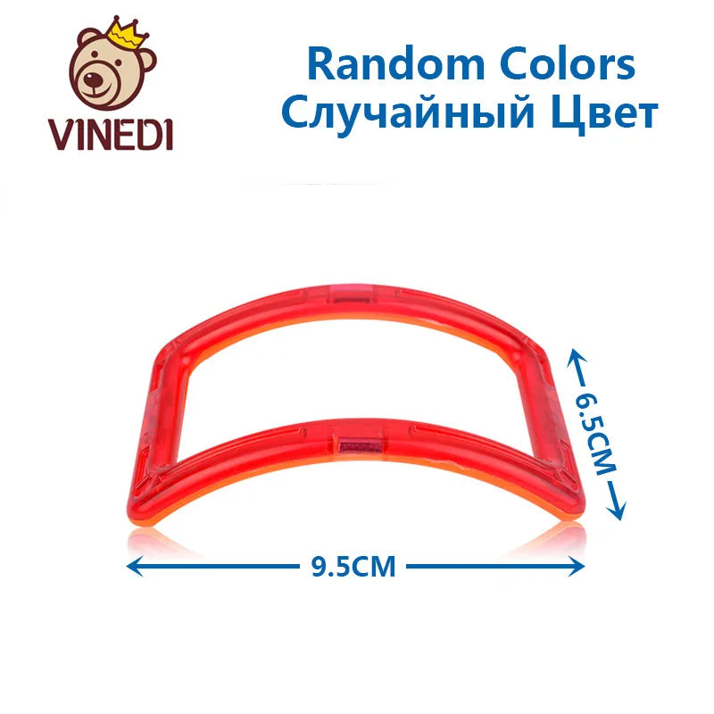 VINEDI Big Size Magnetic Building Blocks Magnetic Tiles Magnet Designer Construction Blocks Montessori Educational Toys For Kids
