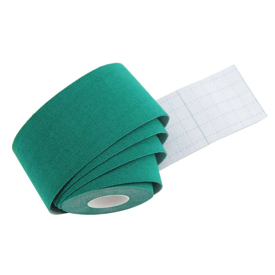 1 Roll Muscle Tape Bandage Sports Kinesiology Tape Roll Cotton Elastic Adhesive Strain Injury Muscle Sticker Kinesiologe