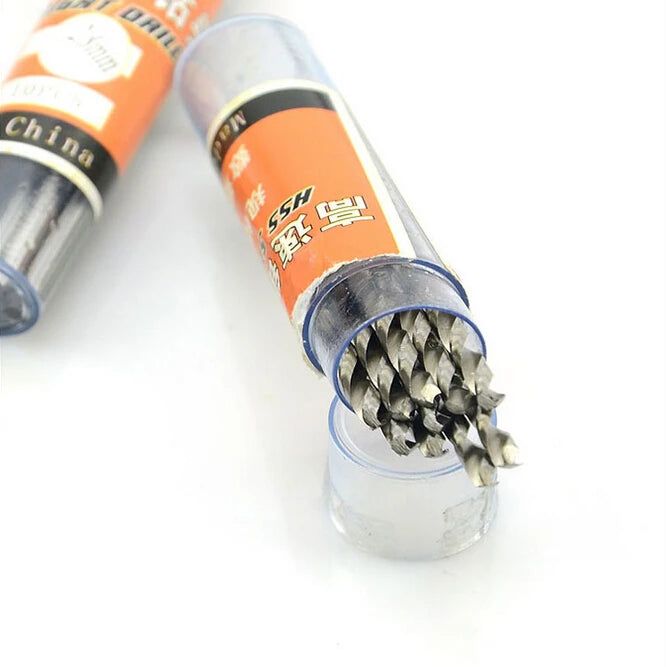 10PCS Hand HSS straight shank twist drill 0.3/0.35/0.4/0.45/0.5/0.55/0.6/0.65/0.7/0.75-3.5mm walnut vajra bodhi Pearl beads tiny