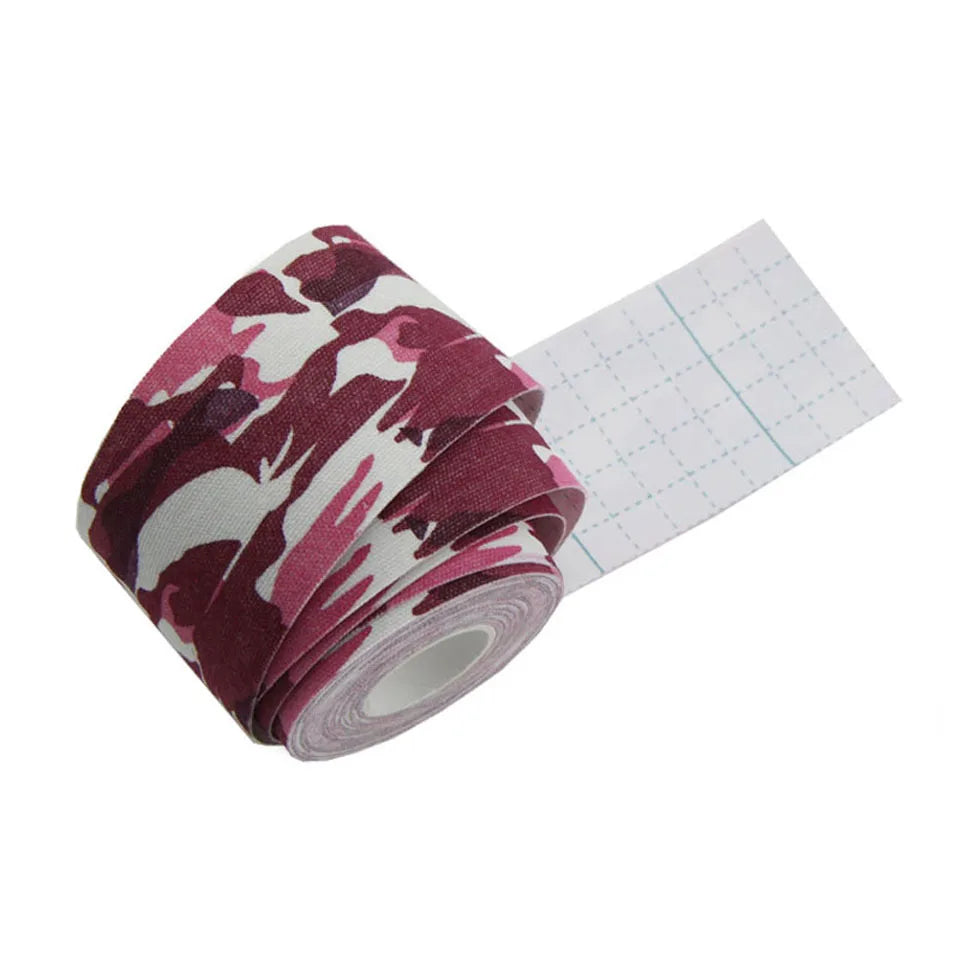 1 Roll Muscle Tape Bandage Sports Kinesiology Tape Roll Cotton Elastic Adhesive Strain Injury Muscle Sticker Kinesiologe