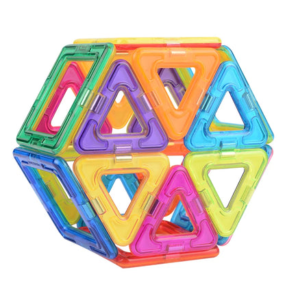 VINEDI Big Size Magnetic Building Blocks Magnetic Tiles Magnet Designer Construction Blocks Montessori Educational Toys For Kids