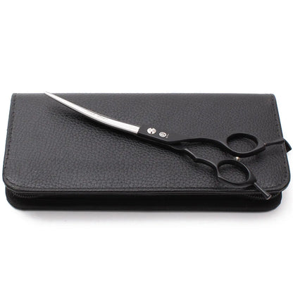 Purple Dragon 6.5" 7" Japan 440C Dog Grooming Scissors Straight Shears Chunker Shars Up/Down Curved Scissors Pet Scissors Z4009