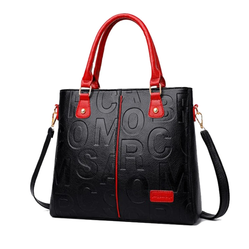 PU Leather Casual Crossbody Bags for Women Ladies Luxury Designer Tote Handbag Female Large Capacity Travel Shoulder Bag Sac