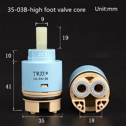 Tap Mixing High Spool Valve 25mm/35mm/40mm Faucet Accessories Ceramic Cartridge Faucet Cartridge Mixer Kitchen Bath Basin Shower