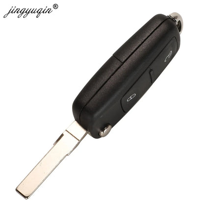 jingyuqin 2BTN Flip Remote 7E0 837 202 AD Car key 434MHz ID48 for VOLKSWAGEN VW Amarok Transporter MULTIVAN CARAVELLE 2016-2019