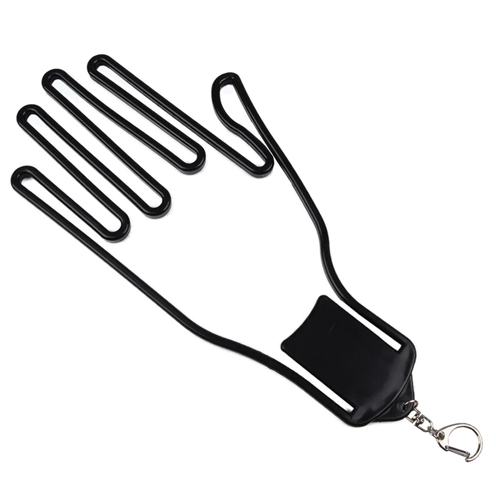 1pc Golf Gloves Stretcher Holder Keeper Hanger Gloves Support Frame Holder Rack Dryer Shaper Accessories Plastic with Metal Buck