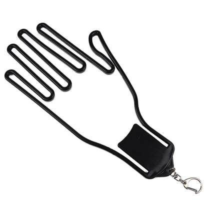 1pc Golf Gloves Stretcher Holder Keeper Hanger Gloves Support Frame Holder Rack Dryer Shaper Accessories Plastic with Metal Buck