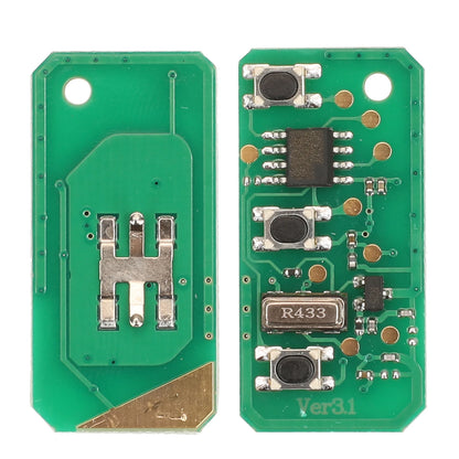 Jingyuqin Car Remote Key Fob ASK 433Mhz For Ford Fiesta Focus 2 Ecosport Kuga Escape C Max Ka Fob HU101 / FO21 3 Buttons