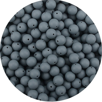 LOFCA 15mm 20pcs/lot Silicone Loose Beads Safe Teether Round Baby Teething Beads DIY Chewable Colorful Teething For Infant