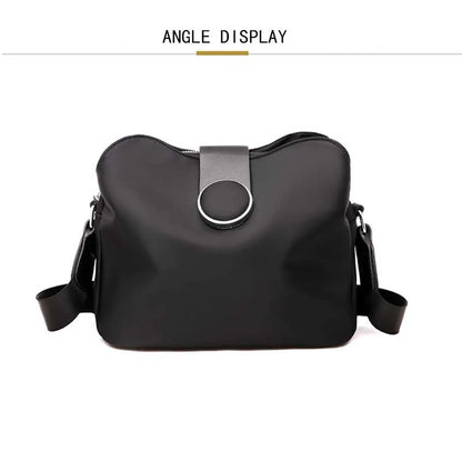 Vintage Nylon Waterproof Shoulder Bag Women Wild Crossbody Bag Simple Messenger Bag Daily Female Handbag Travel Lady Purse Bolso