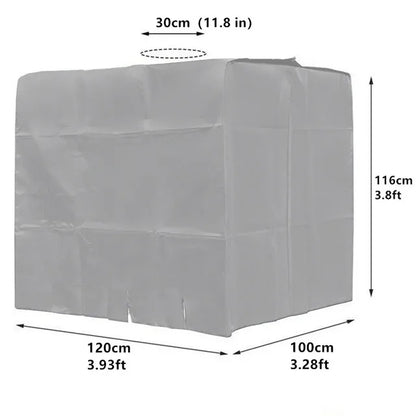4 colors IBC Outdoor Cover For Rain Water Tank 1000 liters Container Foil Waterproof Anti-Dust Cover Sun Protection Oxford Cloth