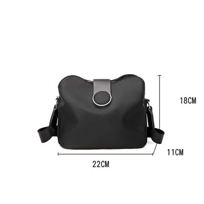 Vintage Nylon Waterproof Shoulder Bag Women Wild Crossbody Bag Simple Messenger Bag Daily Female Handbag Travel Lady Purse Bolso