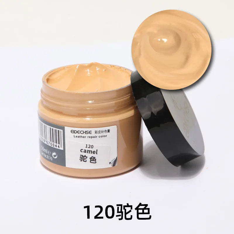 50ml Car Leather Repair Gel Kit Color Repair Home Car Seat Leather Dye Repair Refurbishing Cream Paste Leather Cleaner Car Paint