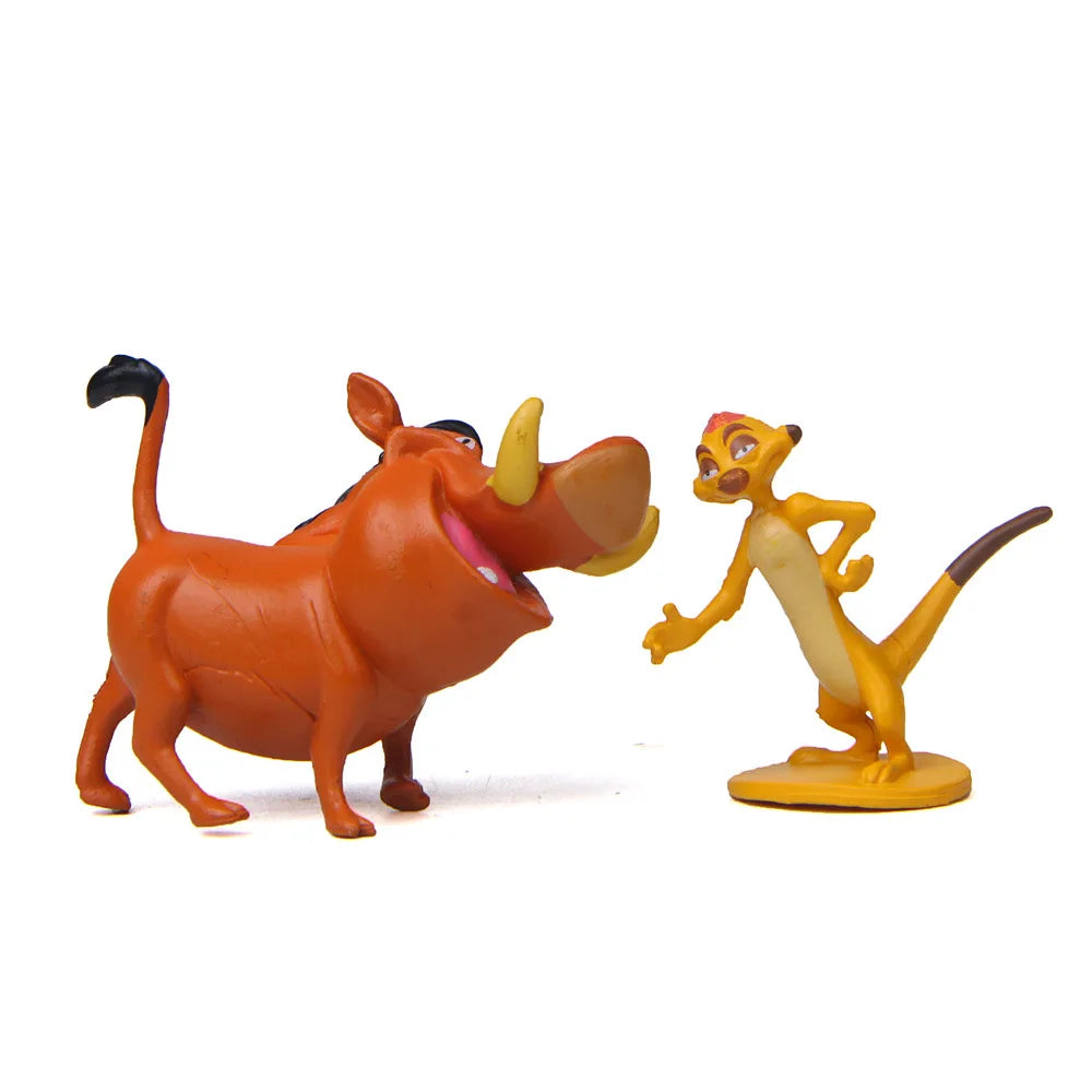 12Pcs/Set Anime Cartoon The Lion Guard King Kion Simba PVC High Quality Action Figures Bunga Beshte Fuli Ono Figurines Doll Toys