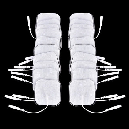 100P/50P 4x4cm Muscle Stimulator Electrode Pads Non-woven Fabric Self Adhesive Replacement Pads for Tens Digital Machine
