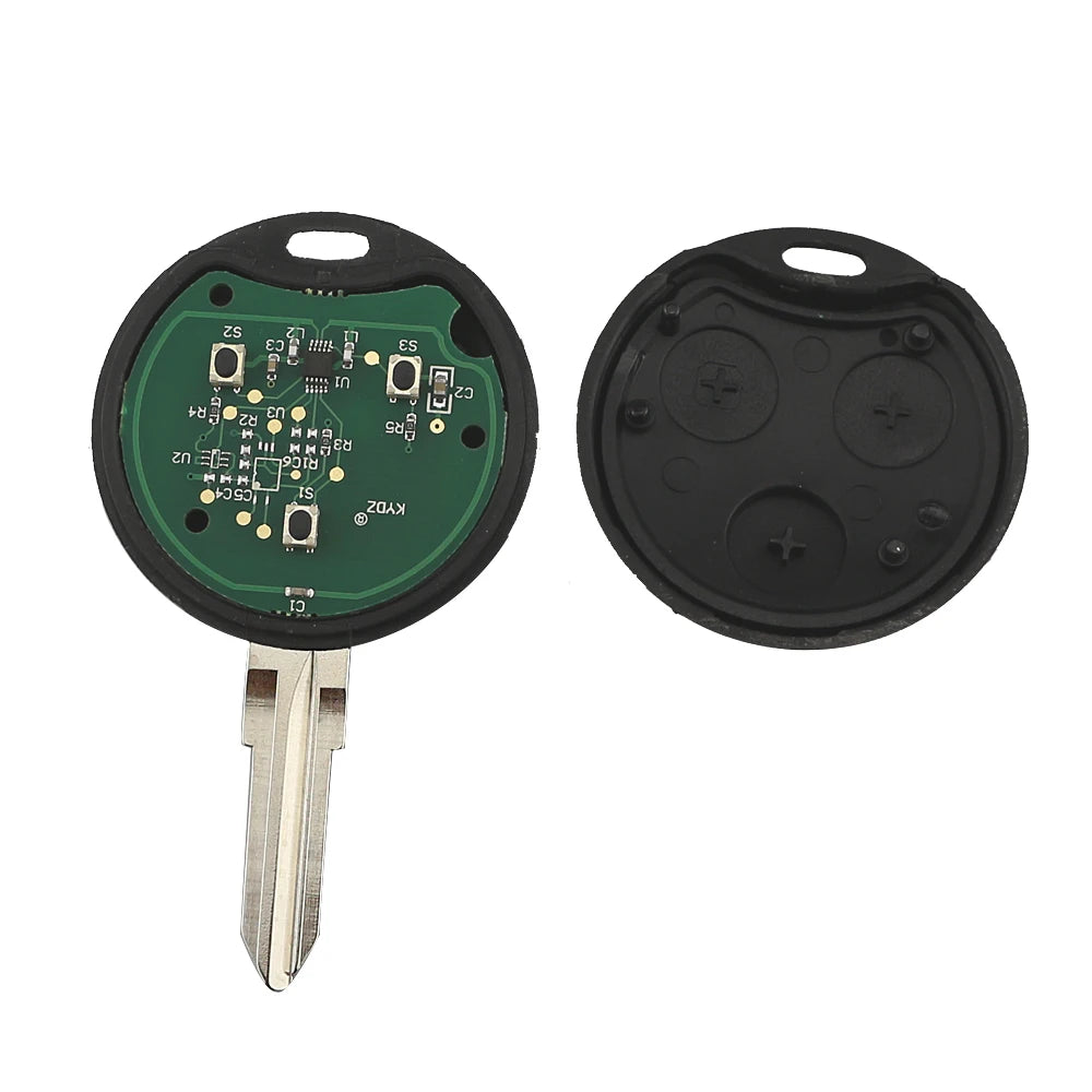 YIQIXIN 433Mhz Remote Car Key Keyless Entry For Mercedes Benz Smart Fortwo 450 Forfour 451 Roadster City Coupe Cabrio 1998-2006
