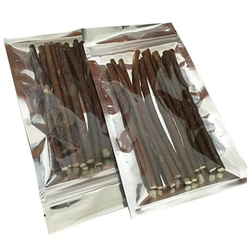 15pcs Pet Cat Toys Natural Catnip Cat Molar Stick Mint Caught Bite Excited Rods Silvervine For Cat Teeth Cleaning Treating