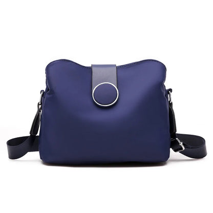 Vintage Nylon Waterproof Shoulder Bag Women Wild Crossbody Bag Simple Messenger Bag Daily Female Handbag Travel Lady Purse Bolso