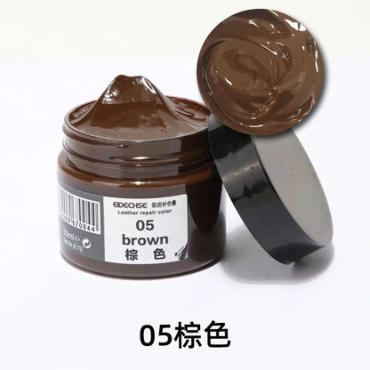 50ml Car Leather Repair Gel Kit Color Repair Home Car Seat Leather Dye Repair Refurbishing Cream Paste Leather Cleaner Car Paint