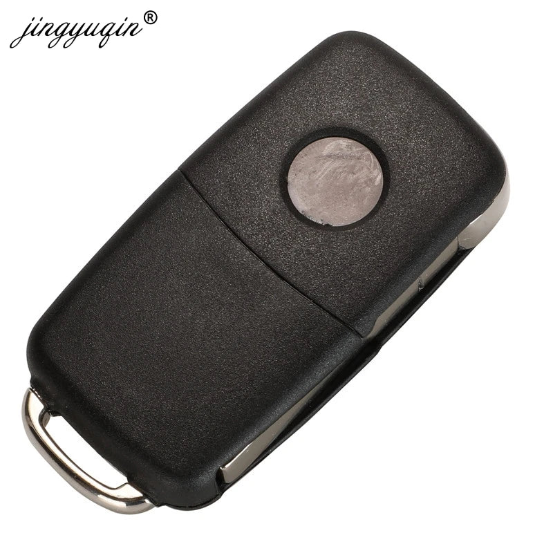 jingyuqin 2BTN Flip Remote 7E0 837 202 AD Car key 434MHz ID48 for VOLKSWAGEN VW Amarok Transporter MULTIVAN CARAVELLE 2016-2019