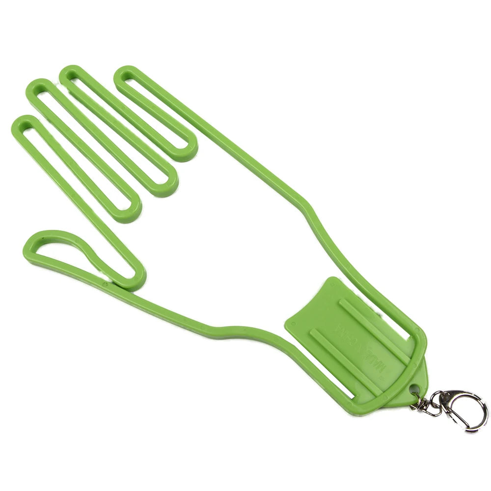 1pc Golf Gloves Stretcher Holder Keeper Hanger Gloves Support Frame Holder Rack Dryer Shaper Accessories Plastic with Metal Buck