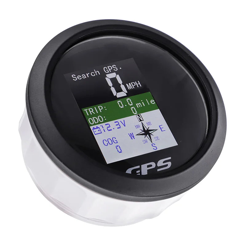 85mm GPS Speedometer Odometer Adjustable Trip ODO COG Voltmeter TFT Screen Speed Gauges For Motor Yacht Boat Car Outboard Engine